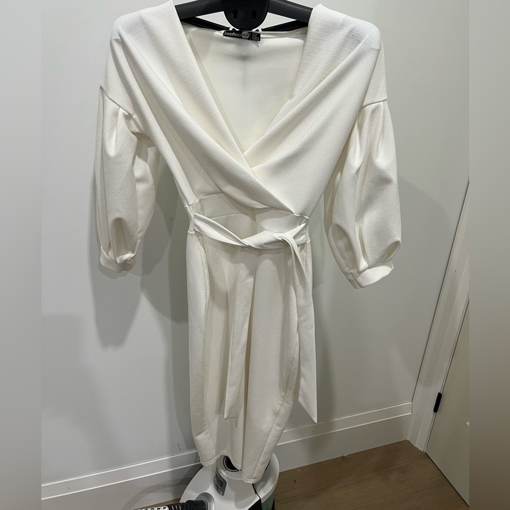 Boohoo Off the Shoulder Dress